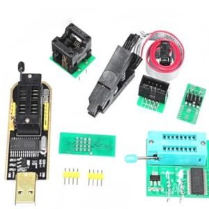 BIOS USB Programmer CH341A + SOIC8 Clip + 1.8V Adapter SOIC8 + H6U8 Adapter J8P5